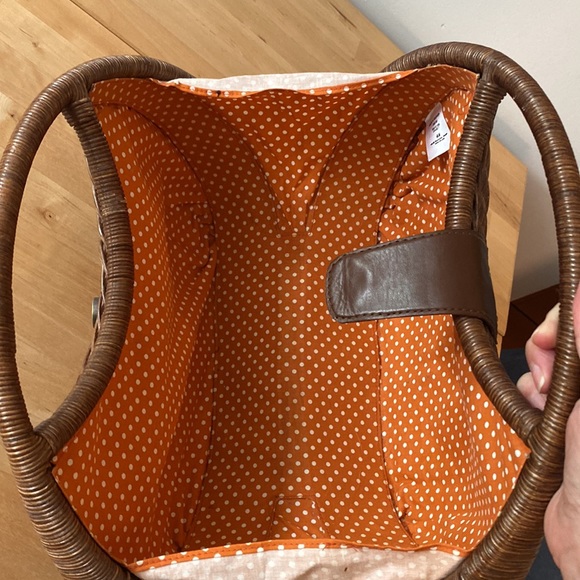 H&M Wicker Basketweave Handbag - Picture 3 of 11